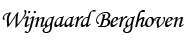 Wijngaard Berghoven Logo